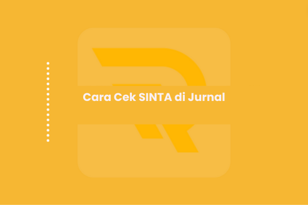 Cara Cek SINTA di Jurnal