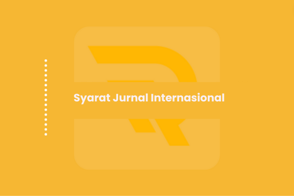 Syarat Jurnal Internasional