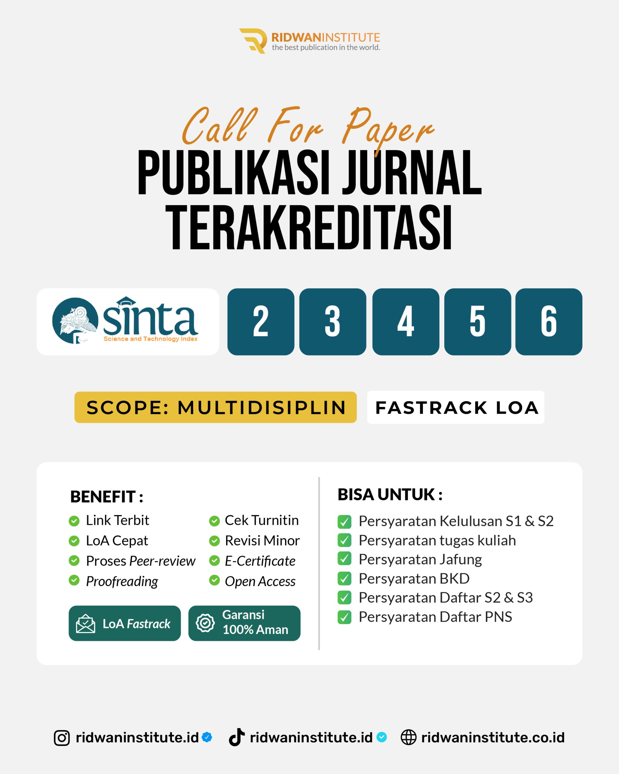 Publish Jurnal Sinta
