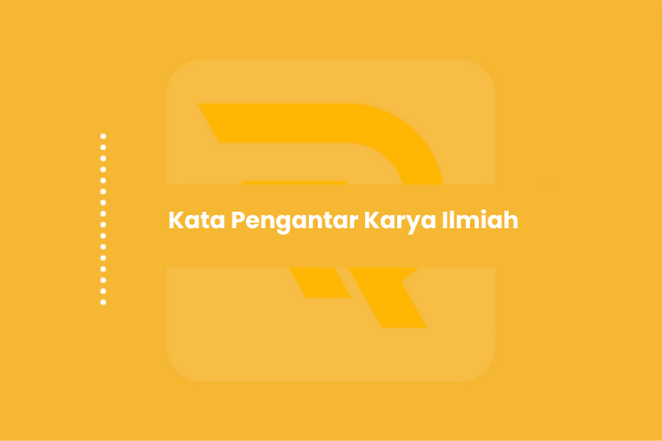 Kata Pengantar Karya Ilmiah