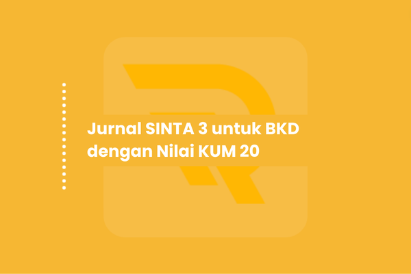 Jurnal SINTA 3 untuk BKD dengan Nilai KUM 20