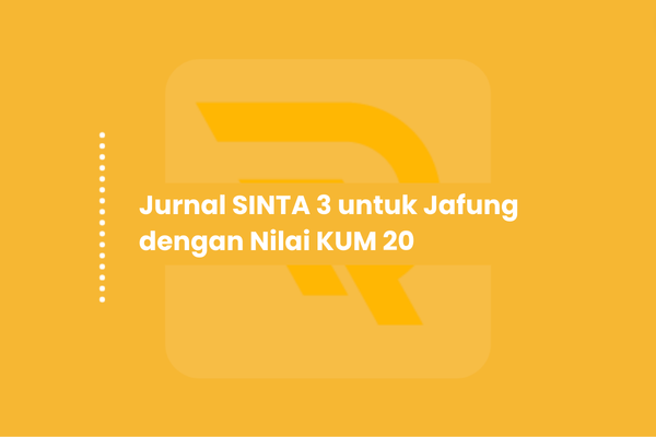 Jurnal SINTA 3 untuk Jafung dengan Nilai KUM 20