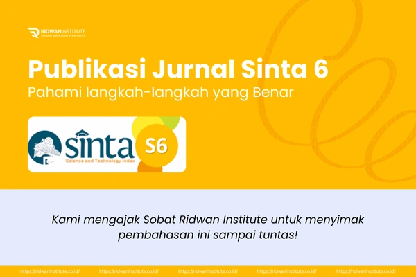 Langkah-langkah Publikasi Jurnal Sinta 6
